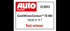 ContiWinterContact TS 850 vítězem testu zimních pneumatik magazínu AutoZeitung