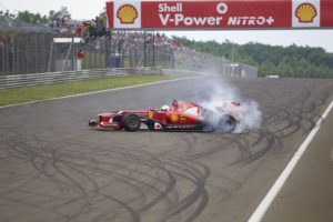 Sebastian Vettel a Shell na Hungaroringu nadchli tisícky fanúšikov počas Ferrari Racing Days