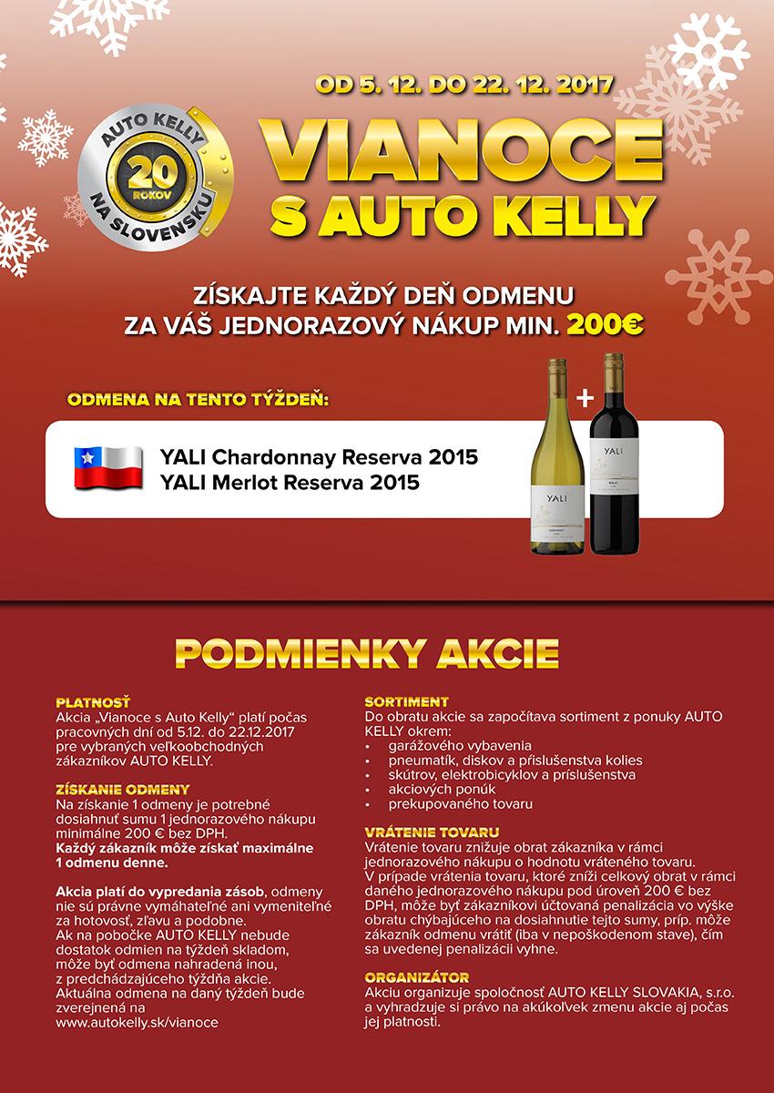 Užite si Vianoce s Auto Kelly a získajte každý deň odmenu za Váš jednorazový nákup nad 200,- € bez DPH