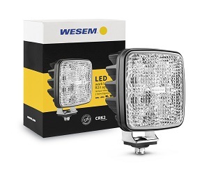 Pracovní lampy firmy WESEM nyní také ve verzi s homologací pro couvání