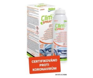 Valeo ClimSpray™ a ClimPur™ s certifikátem účinnosti proti koronaviru