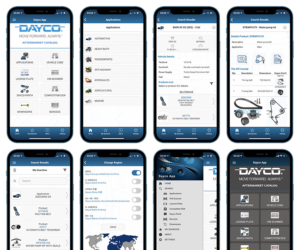 Společnost Dayco aktualizuje aplikaci Mobile Catalog 7.0