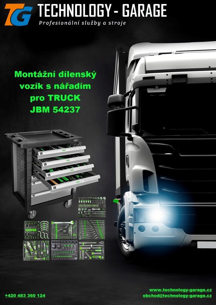 Montážní dílenský vozík JBM u TECHNOLOGY-GARAGE