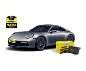 Nové brzdové destičky Textar pro Porsche 911