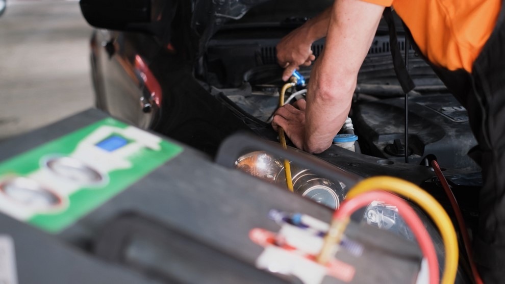 Výmena chladiva v klimatizácii