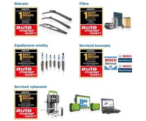 Spoločnosť Bosch získala aj tento rok víťazné trofeje Best Brand 2026