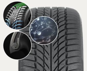 Trojzónový dezén běhounu