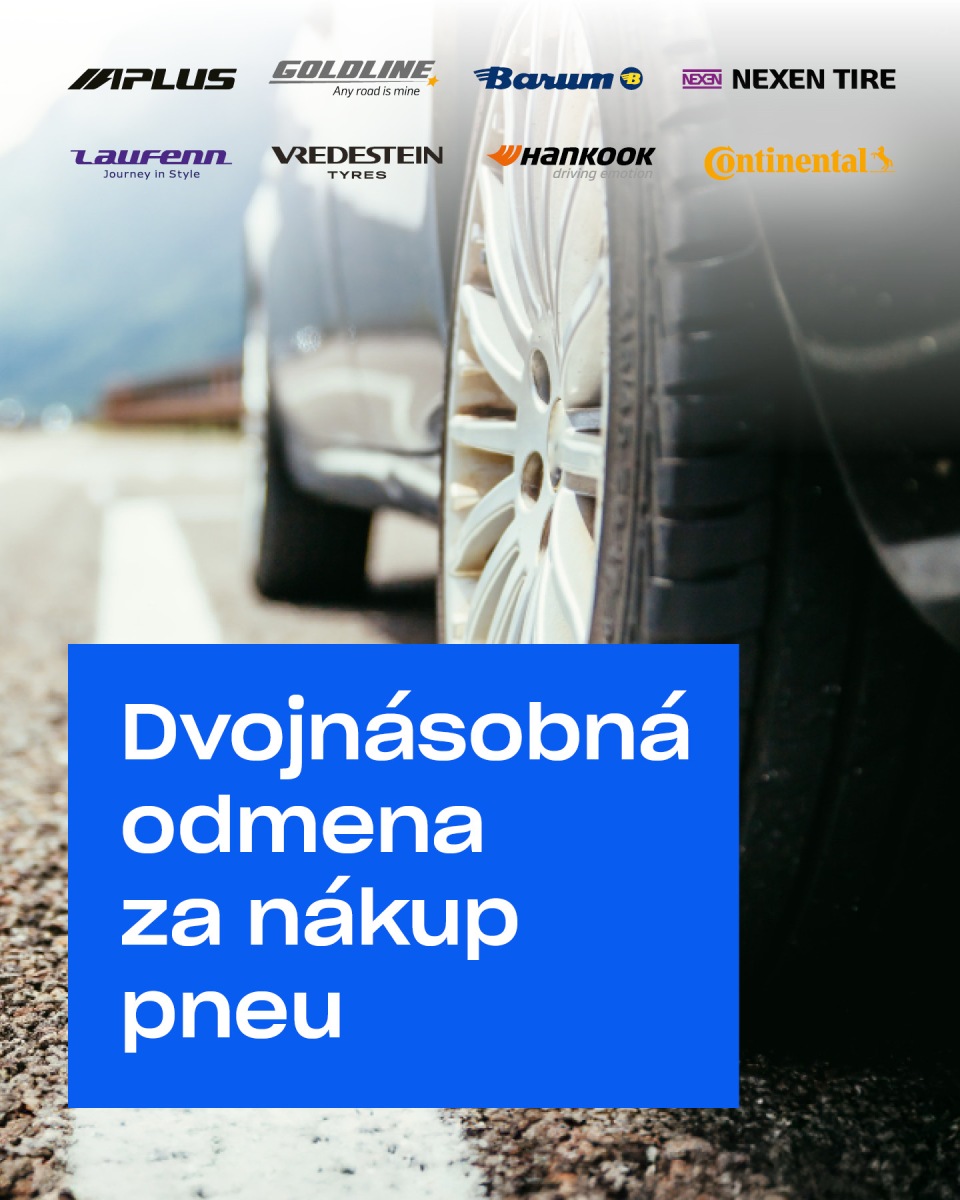 Dvojnásobná odmena za nákup pneu