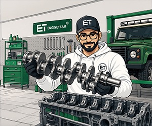 Klikové hřídele ET Engineteam pro vozy Land Rover a Jaguar